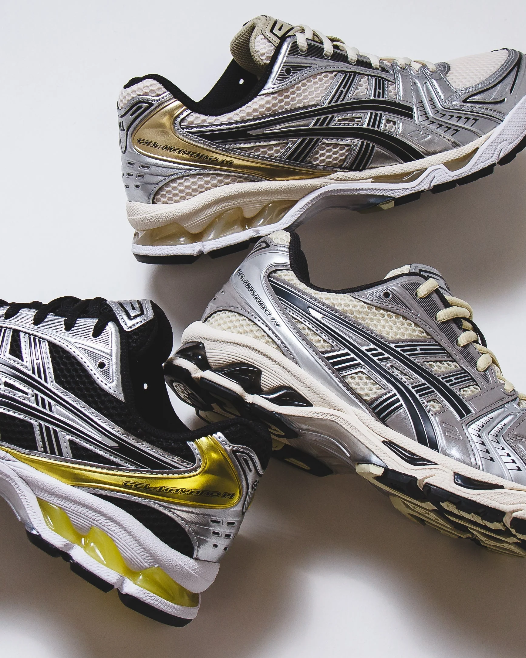 Asics Men Gel-Kayano 14 Black Lemon Spark Core 1203A537-001 - Image 4