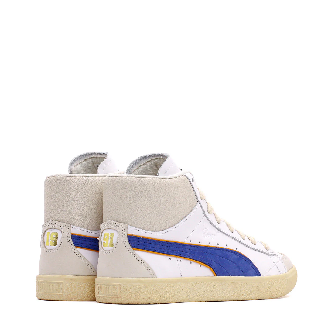 Puma Men Clyde Mid Bball x Rhuigi White Royal 391335-01 - Image 4