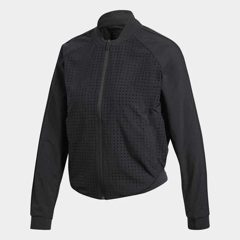 Adidas Athletics W Id Bomber Jacket Black Women CE5150 - Image 5