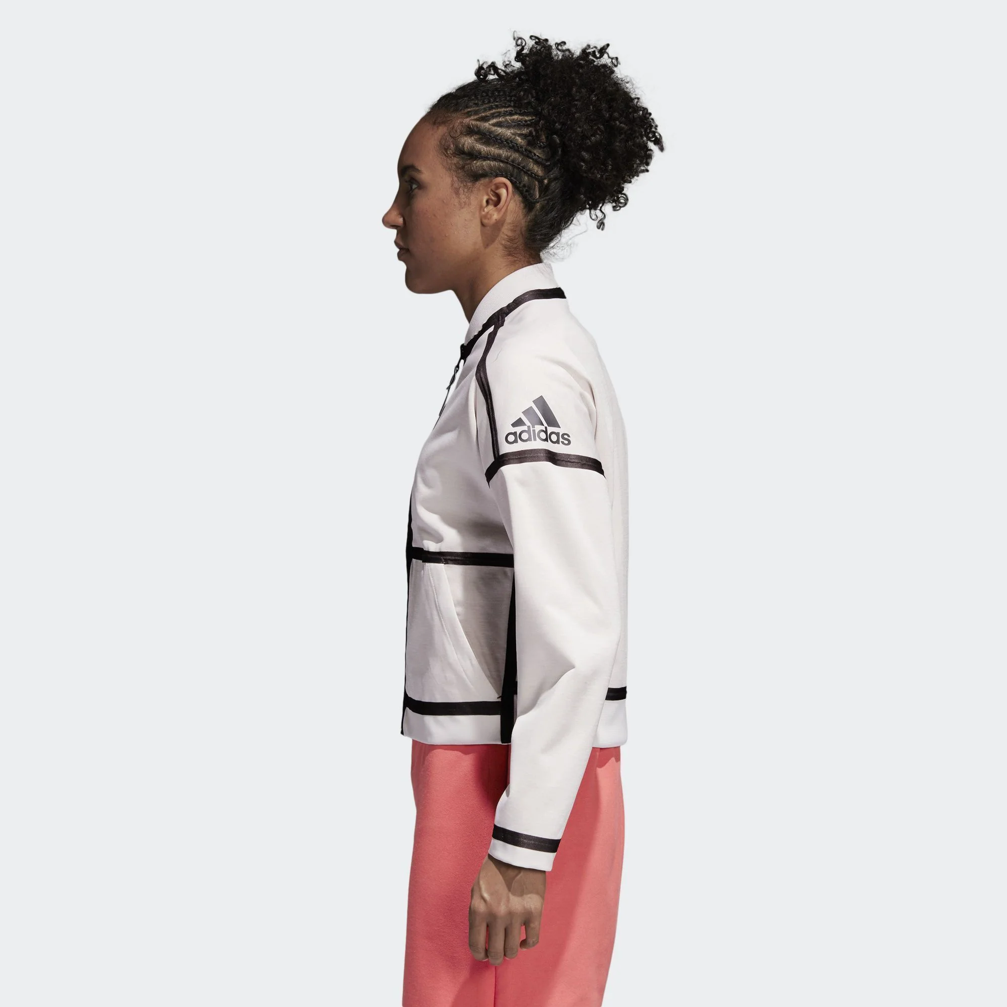 Adidas Originals Women Reversible Zne Jacket Rev White CF1465 - Image 3