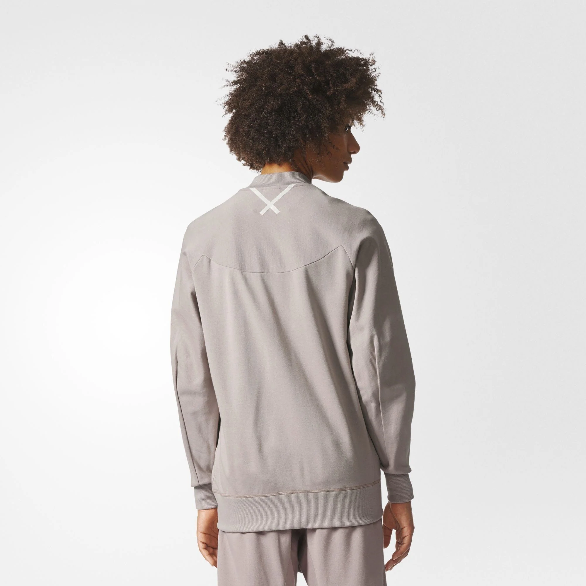 Adidas Originals Xbyo Track Top Jacket Vapour Grey Women BP6096 - Image 3