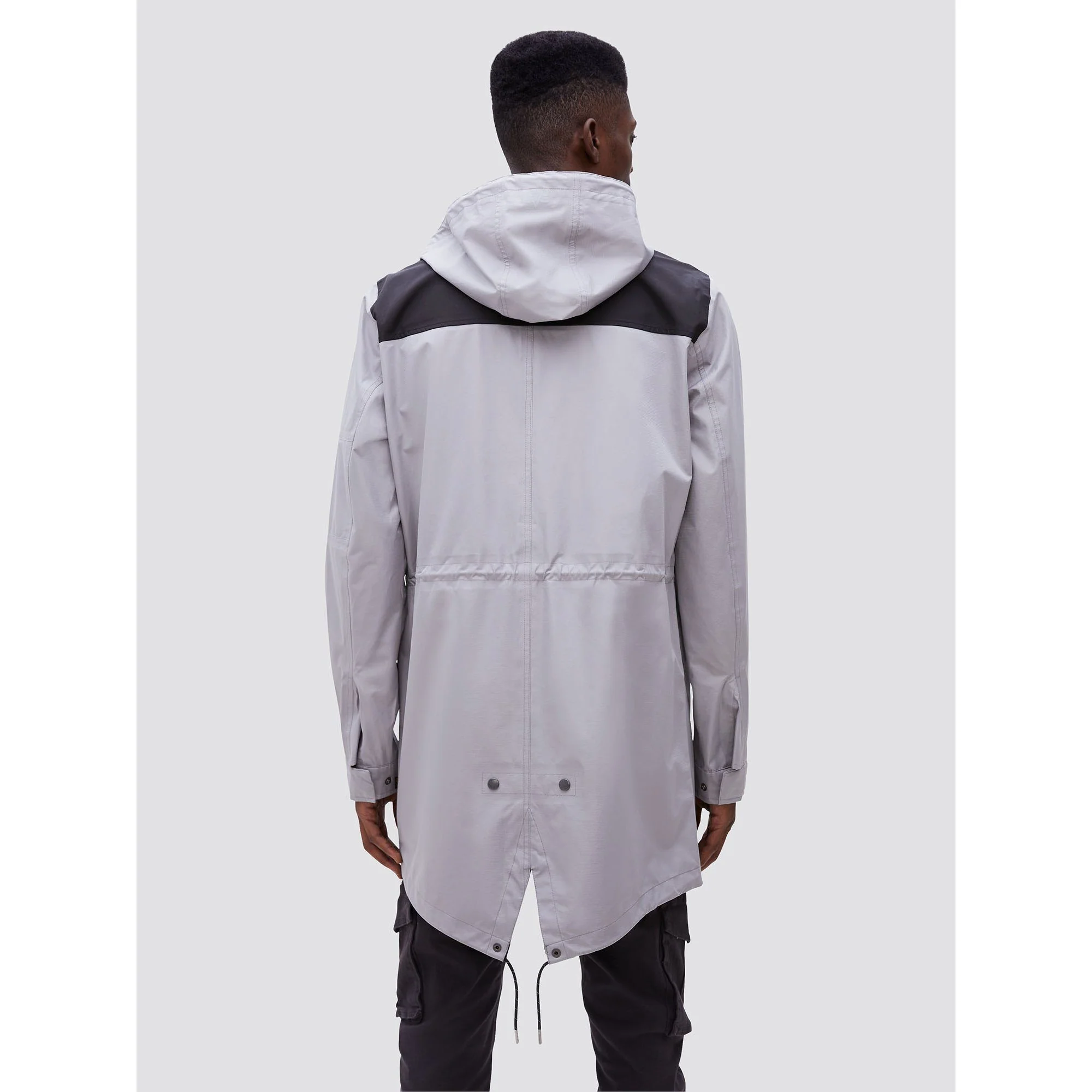 Alpha Industries Deluge Ripstop Fishtail Field Coat New Silver Men MJD49000C1-041 - Image 3