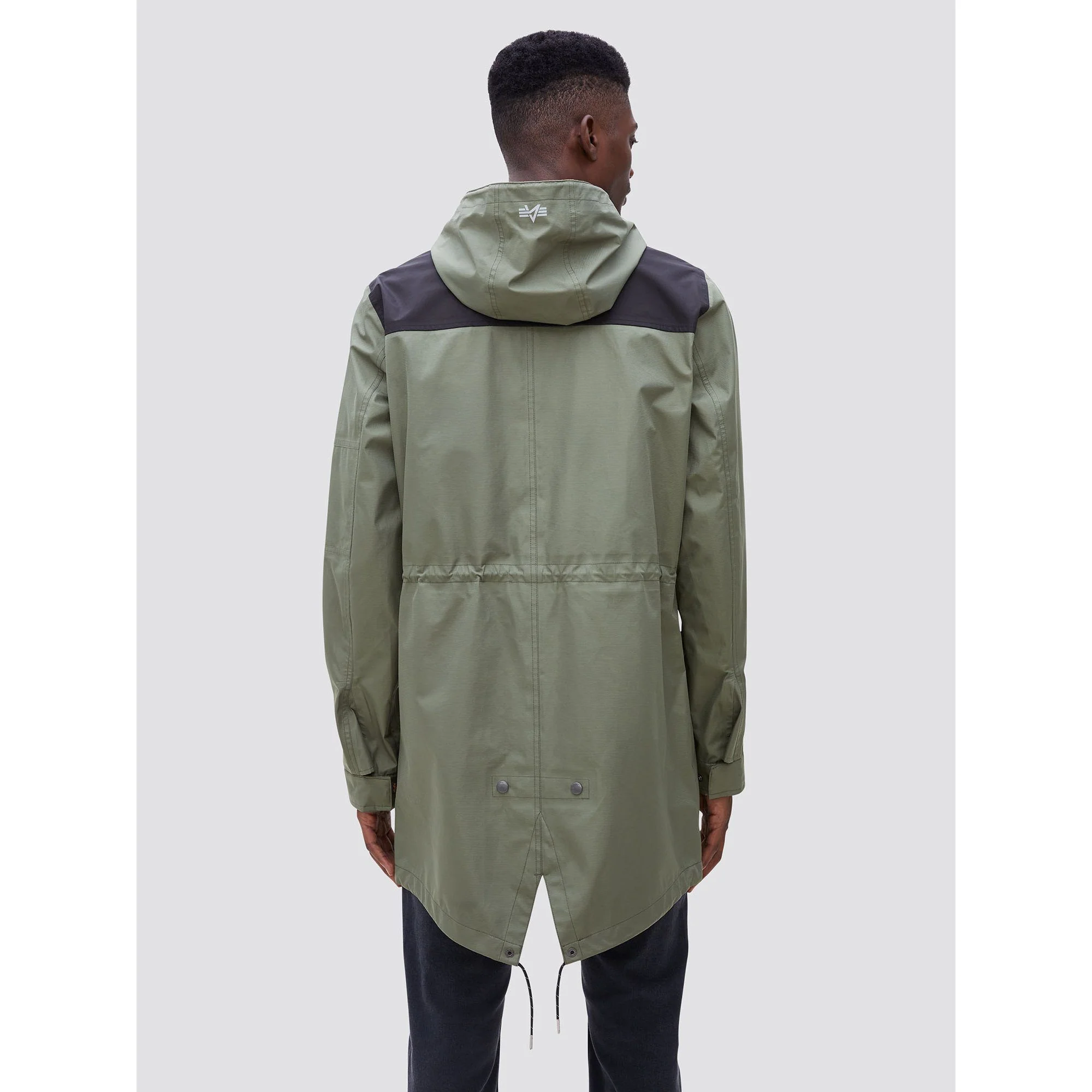 Alpha Industries Deluge Ripstop Fishtail Field Coat Sage Men MJD49000C1-310 - Image 3