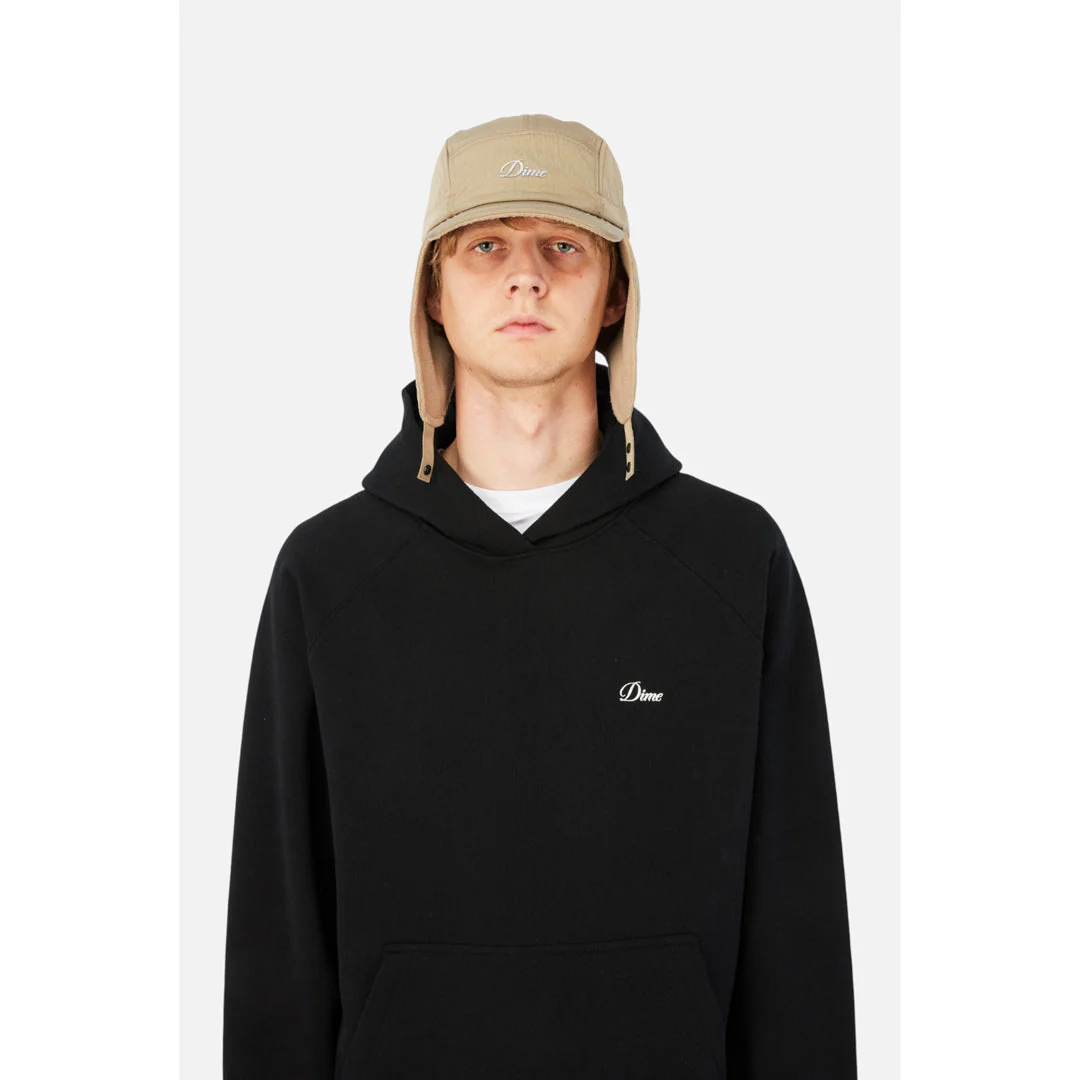 Dime Cursive Earflap Cap Tan - Image 6