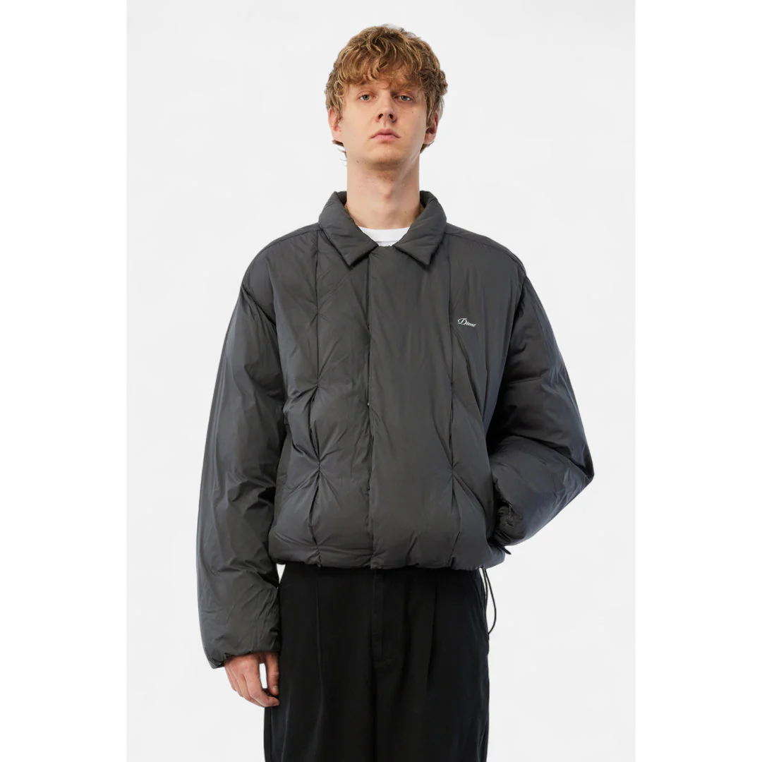 Dime Pleated Puffer Charcoal - Image 9