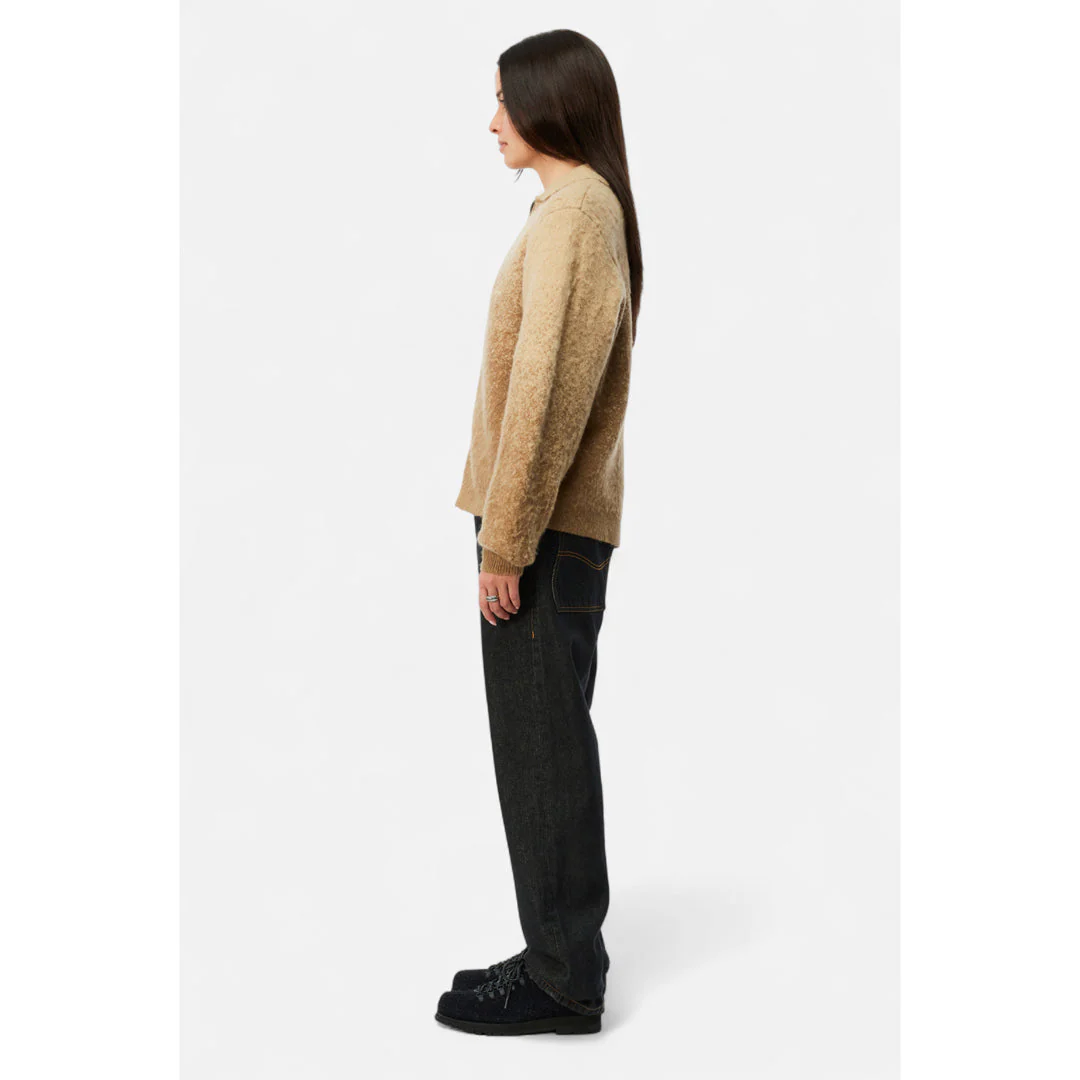 Dime Mohair Double Zip Knit Camel - Image 7