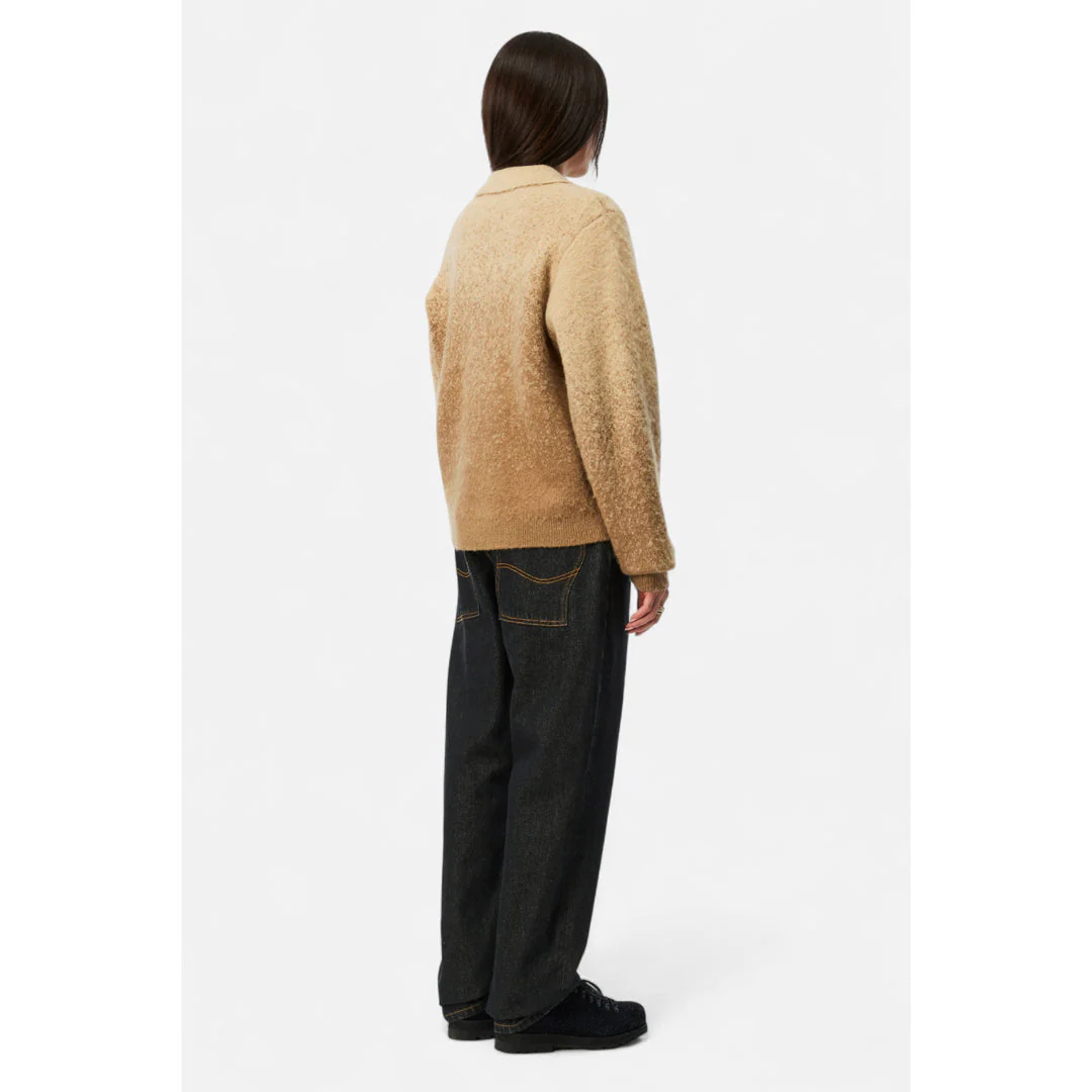 Dime Mohair Double Zip Knit Camel - Image 9