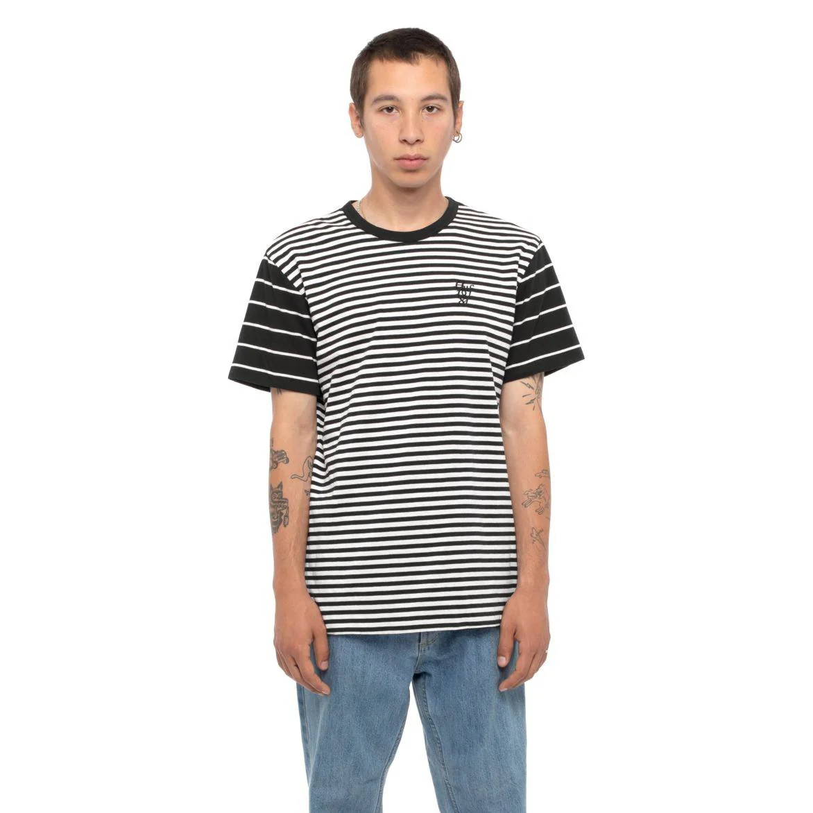 Huf Fuck It Reversible Short Sleeve Knit Top Black Men KN00114-BLK - Image 3