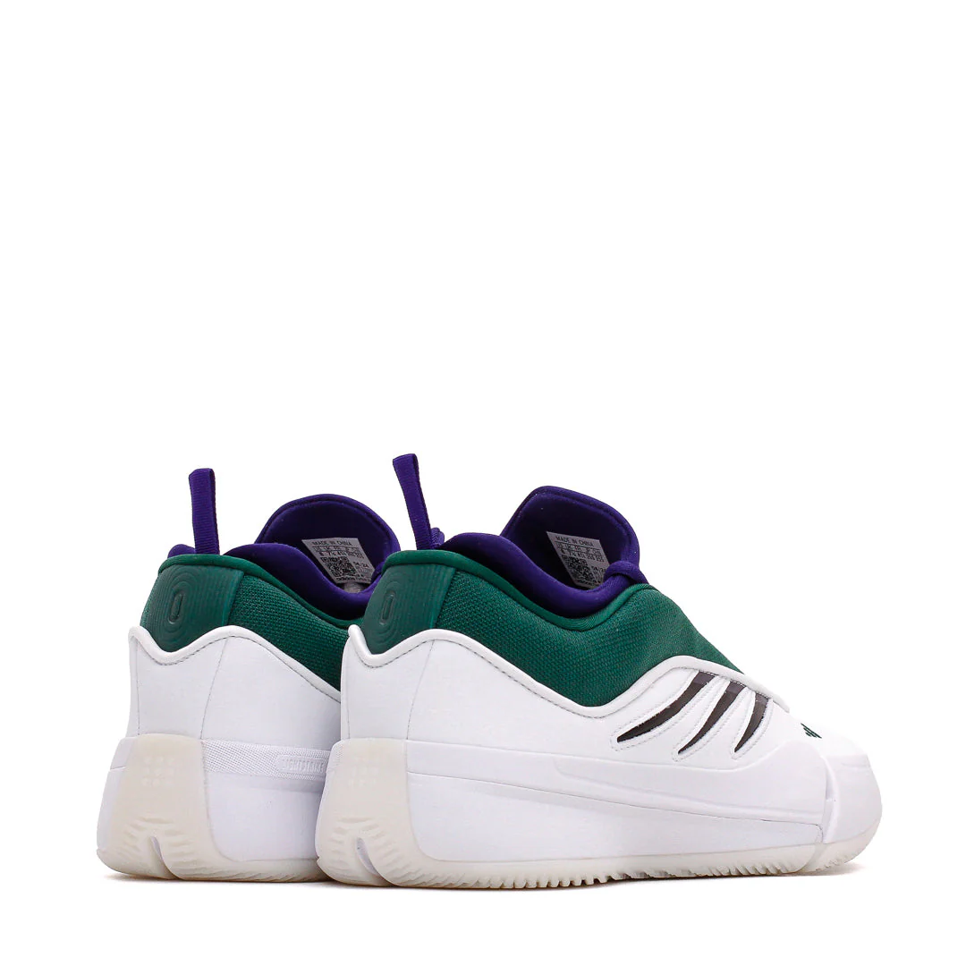 Adidas Basketball Men Dame 9 White Green IG6603 - Image 4