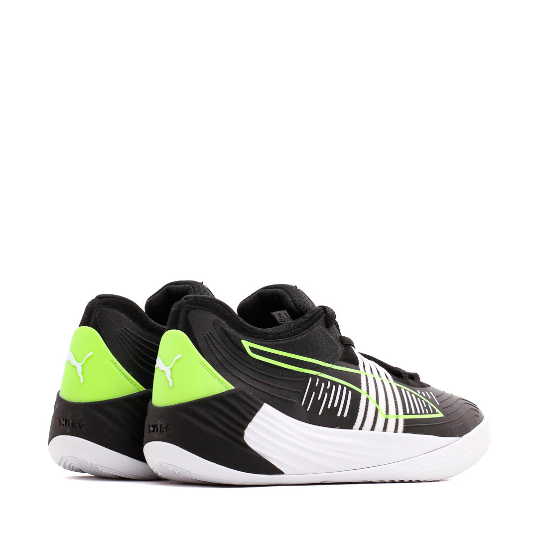 Puma Basketball Men Fusion Nitro Black Green Glare 195587-01 - Image 3