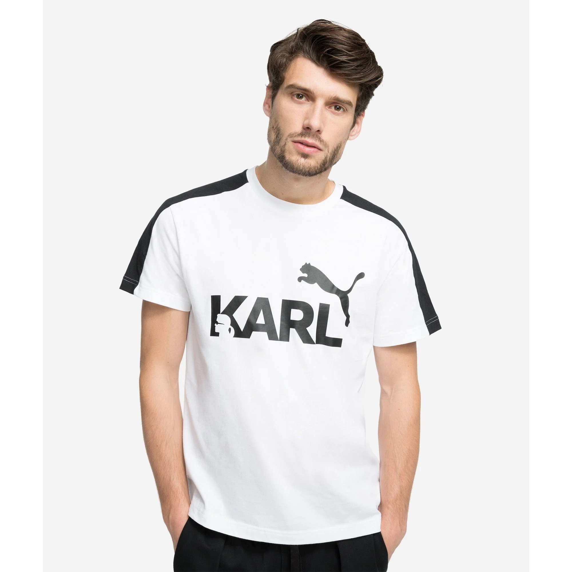 Puma x Karl Lagerfeld Tee Black White 576961-02 - Image 3