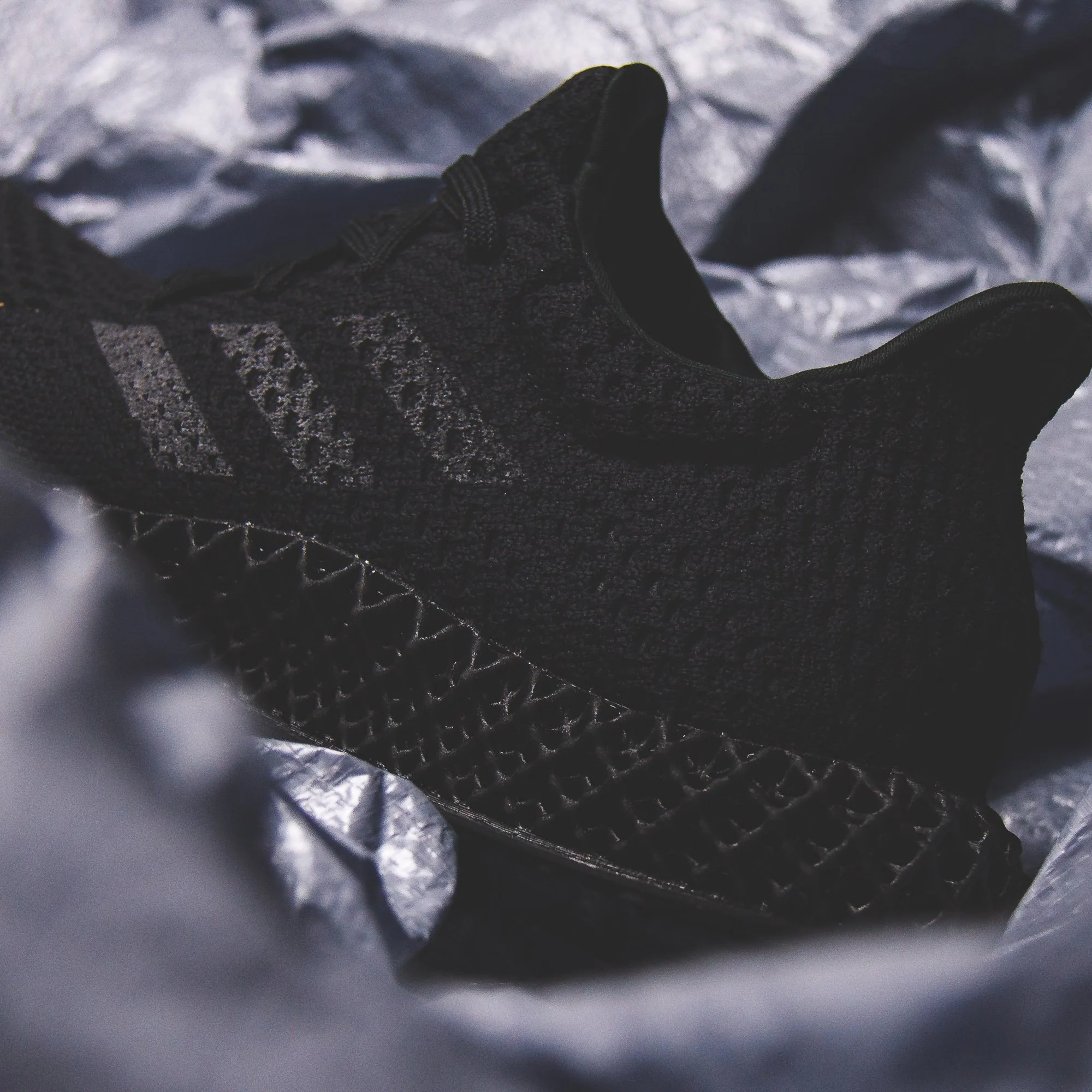 Adidas Running Men 4D Futurecraft Triple Black Q46228 - Image 5