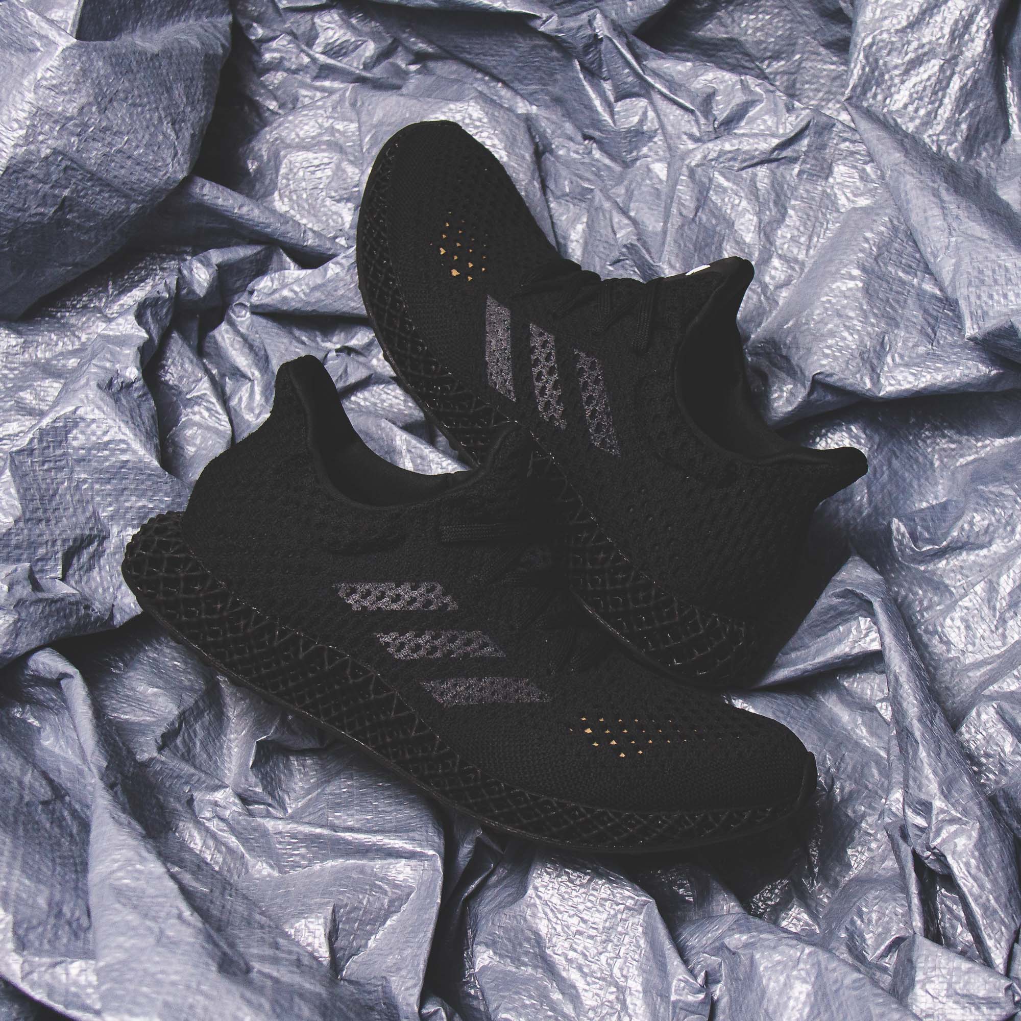 Adidas Running Men 4D Futurecraft Triple Black Q46228 - Image 6