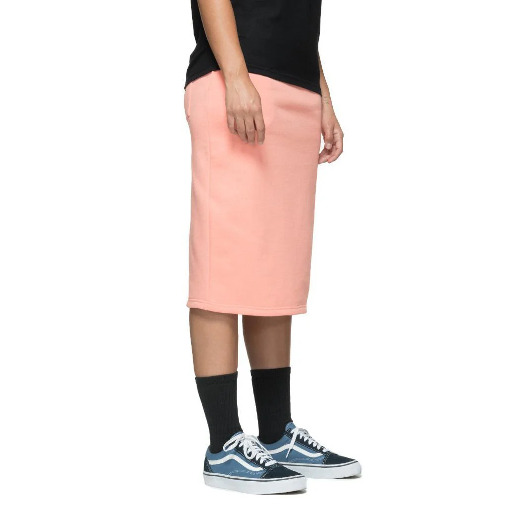 Stussy Women Margo Fleece Skirt Peach 214474-PEAC - Image 3