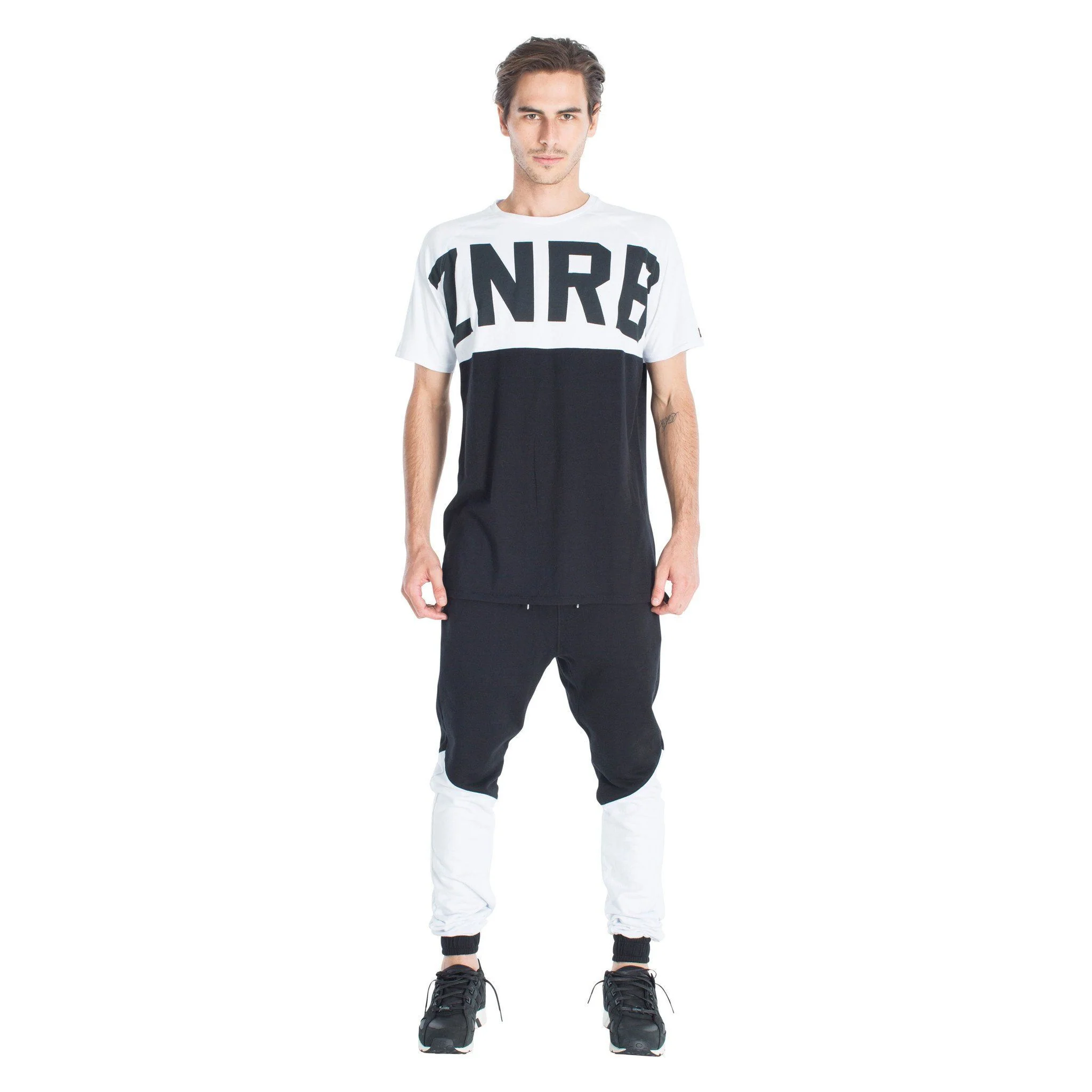 Zanerobe Team Print Tee White Black 125-MOV - Image 4