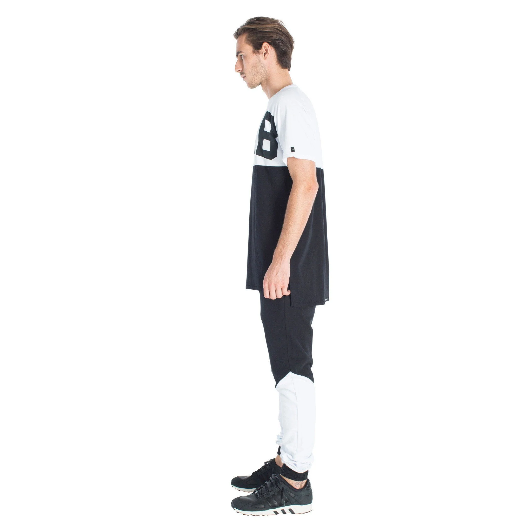 Zanerobe Team Print Tee White Black 125-MOV - Image 5